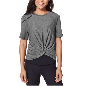 Lululemon Crescent Shirt Heathered Gym Studio Yoga Errands Casual Travel Leisure